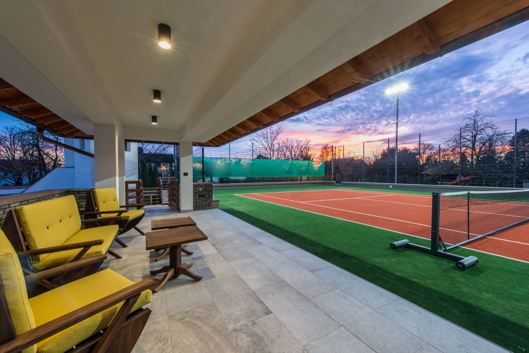  TigerTurf tennis surfaces and systems for Residential Tennis Courts