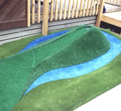 Mini putt blue x