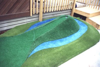 Mini putt blue x