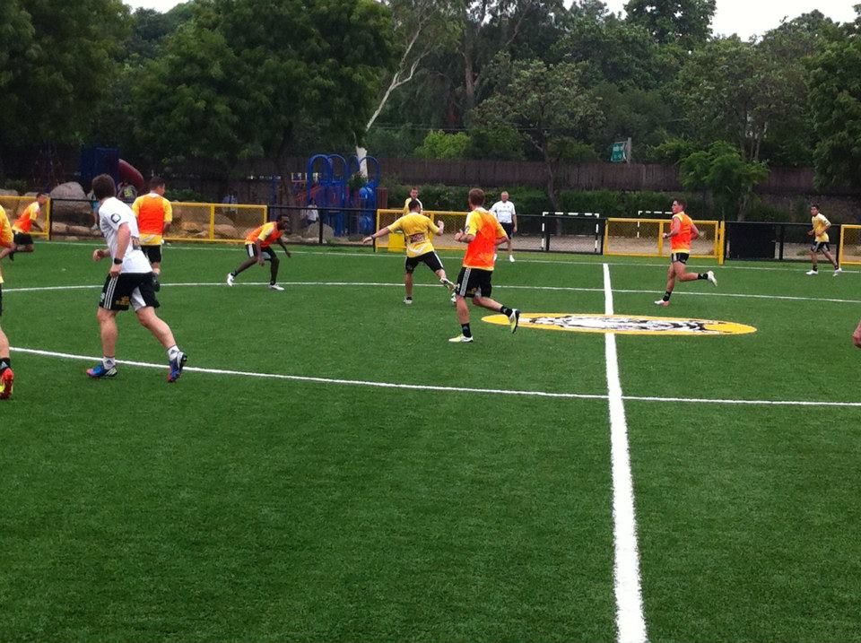 The first artificial football pitch in New Delhi