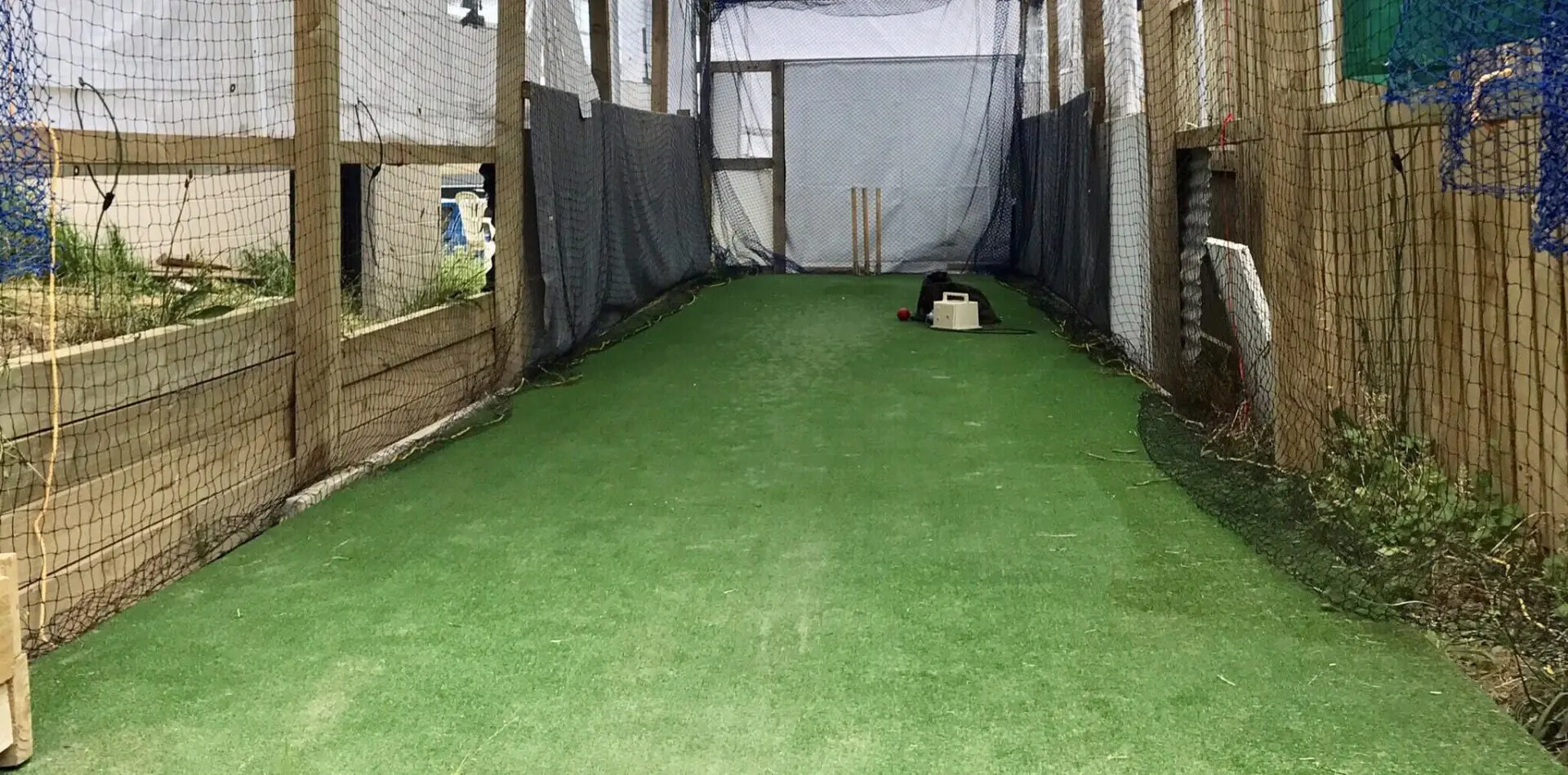 Backyard cricket with surface tigerturf premier