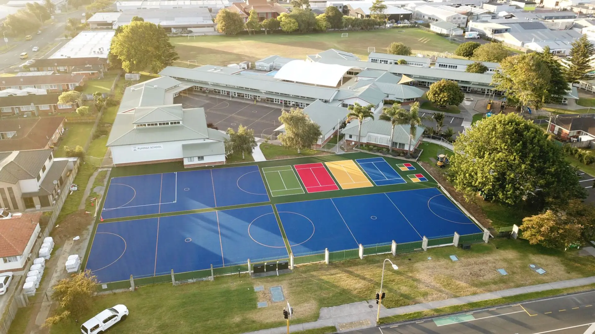 TigerTurf multi-sports centres for schools