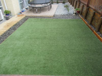 Beautiful artificial grass made by TigerTurf