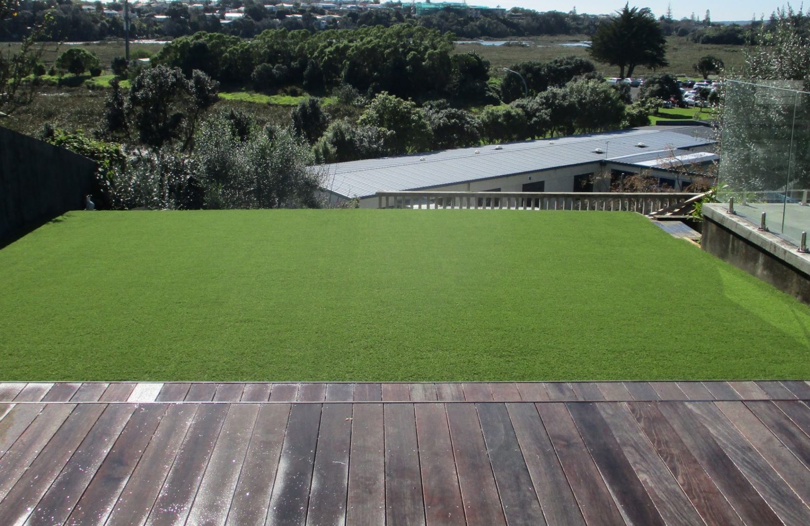 From Weeds to Wonderful in no time at all… TigerTurf Serenity 30 comes to the rescue!